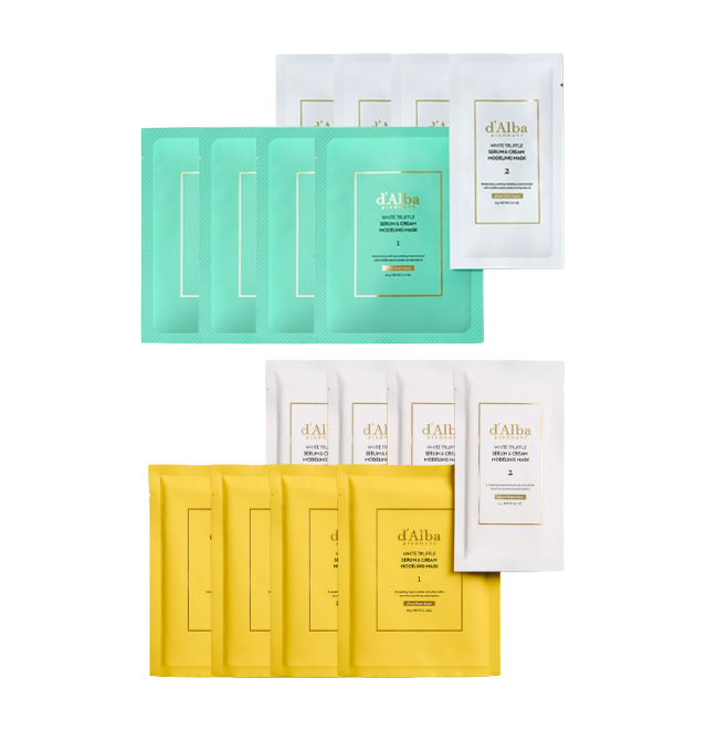 d’Alba White Truffle Serum & Cream Modeling Mask 66g (Soothing/Cooling · Nutrition/Moisture) (7 Options)