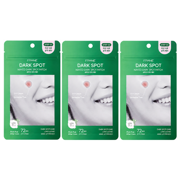 FRANZ Naked Spot Acne Patch 72ea 3 Type - Early / Active / Dark (10 Options)
