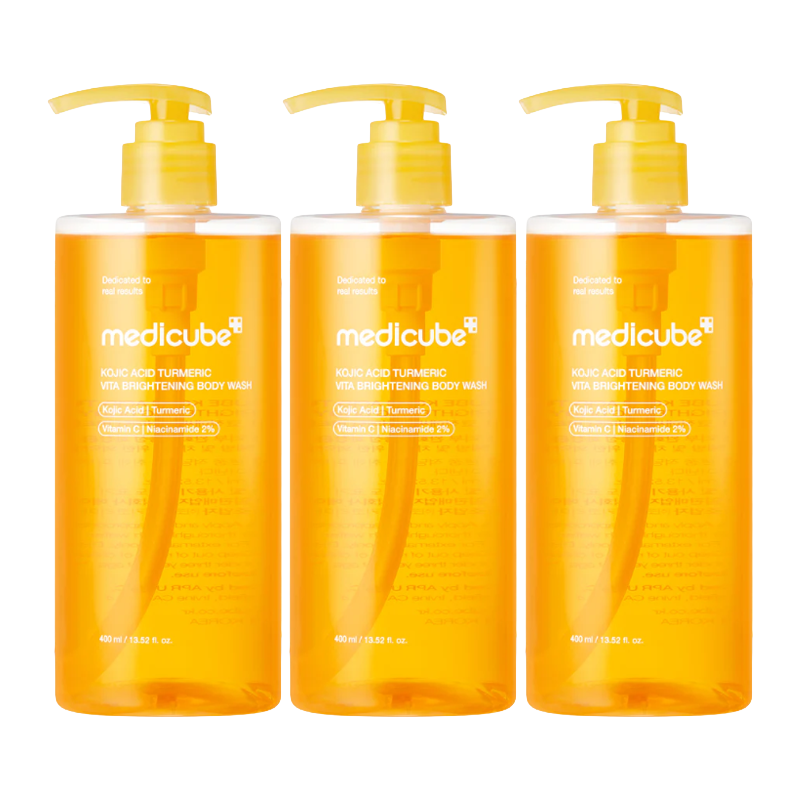 Medicube Kojic Acid Turmeric Vita Brightening Body Wash 400ml (3 Options)