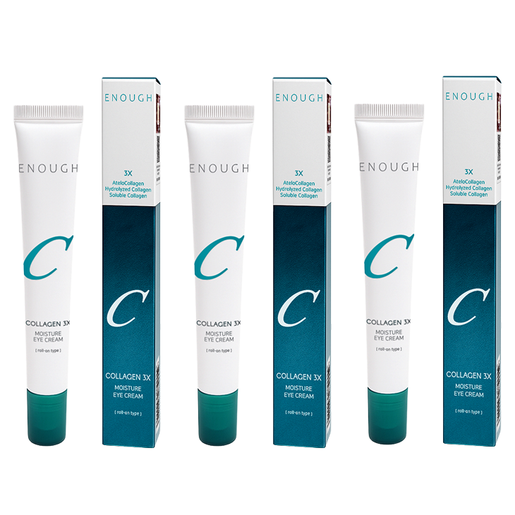 Enough Collagen 3X Moisture Eye Cream (Roll-on Type) 20ml (3 Options)