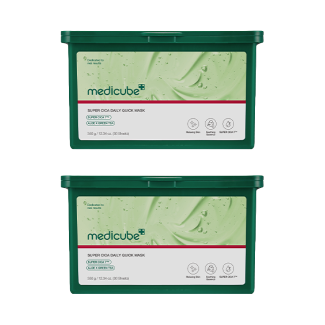 Medicube [Vegan] Super Cica Daily Quick Mask 350 g / 30 sheets (3 Options)