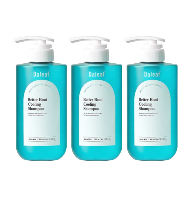 Daleaf AppleMint Better Root Cooling Shampoo 500 mL (3 Options)