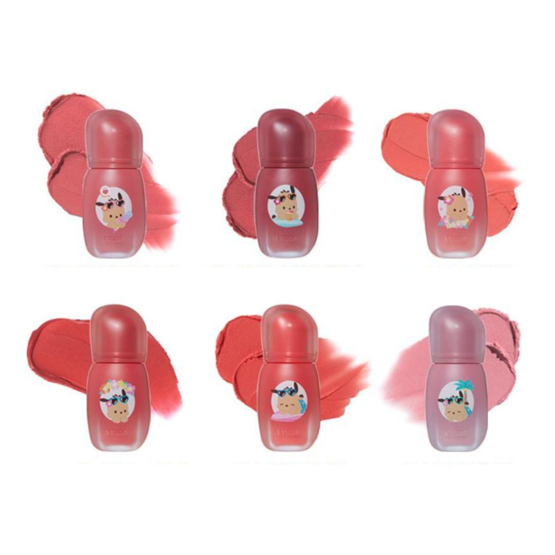 [Sanrio Pochacco Collab] Etude Soft Fixing Tint 4 g (12 Options)