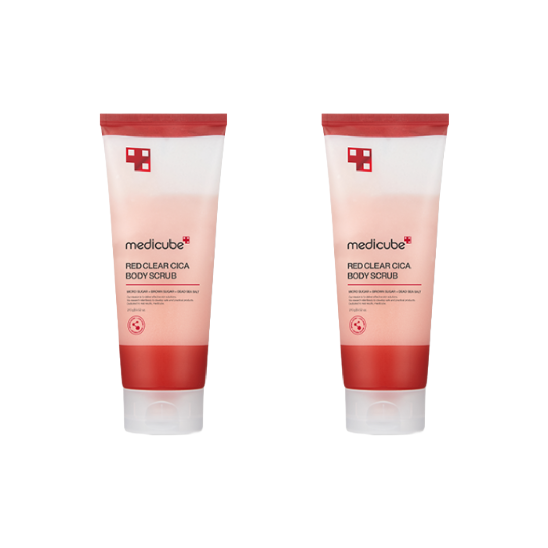 Medicube Red Clear Cica Body Scrub 270g (3 Options)