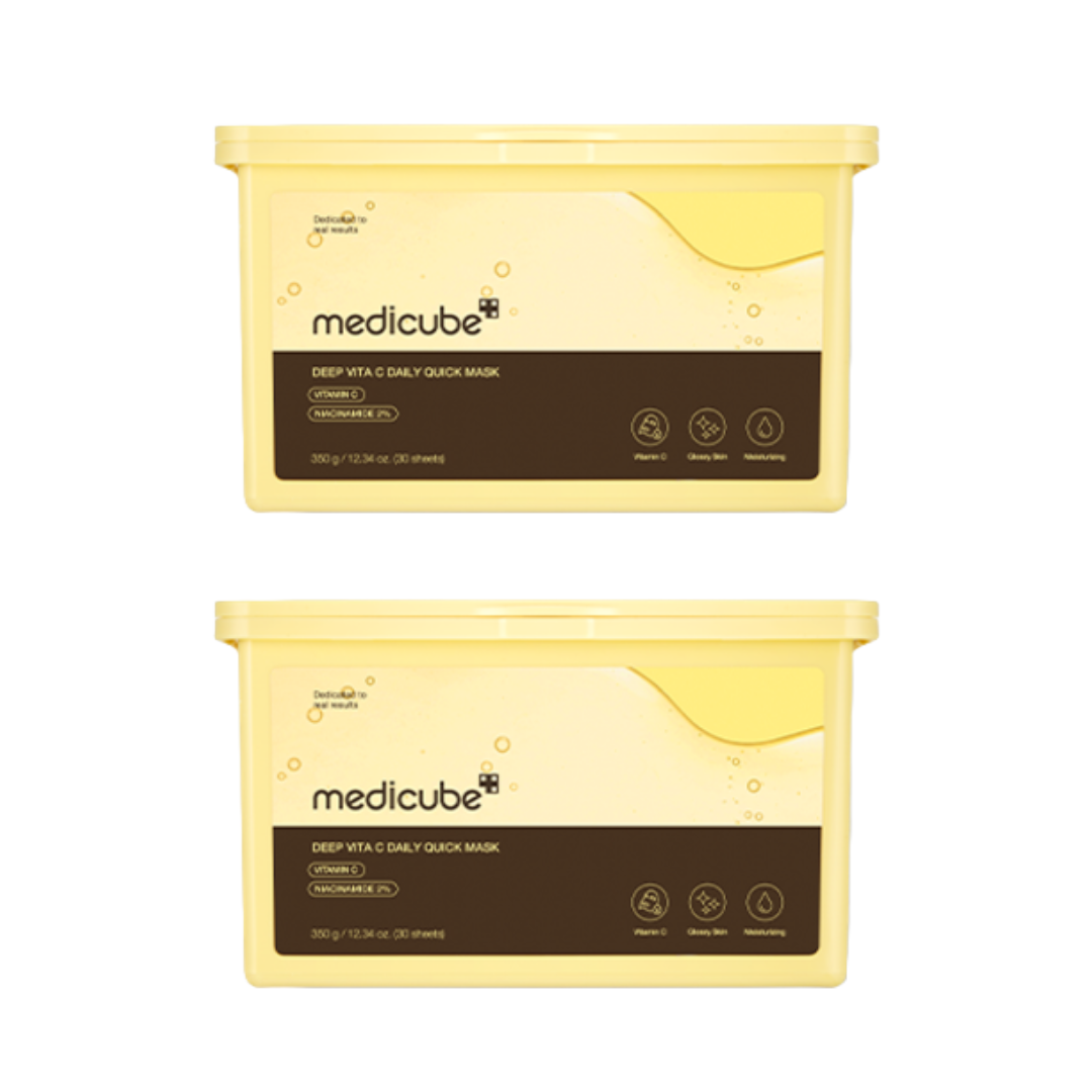 Medicube Deep Vita C Daily Quick Mask 350ml (30 Sheets) (3 Options)