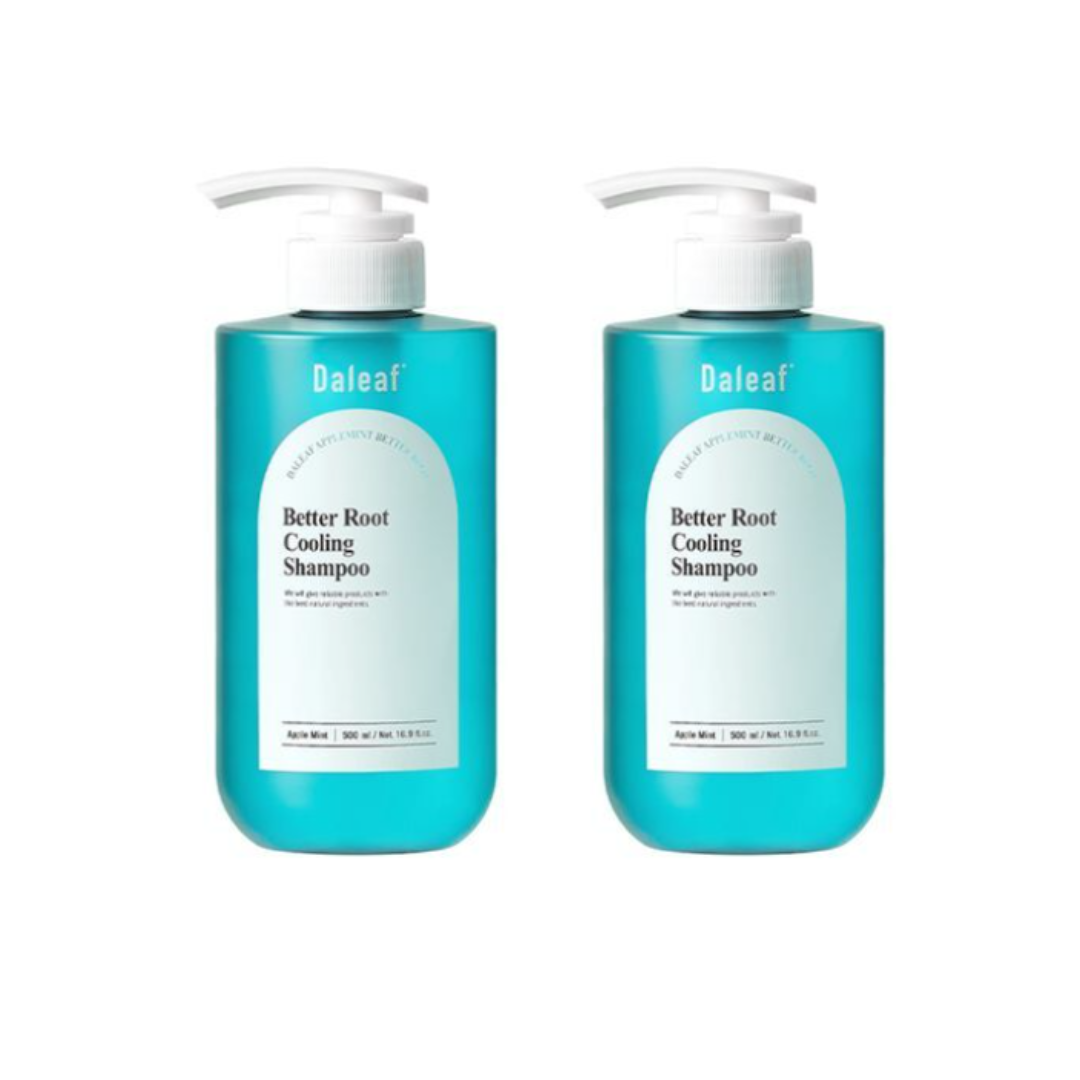 Daleaf AppleMint Better Root Cooling Shampoo 500 mL (3 Options)