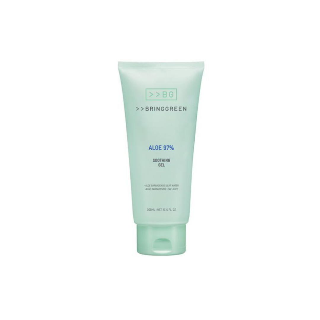 BringGreen Aloe 97% Soothing Gel, Aloe 97% Soothing Gel, Pink Aloe 96% Soothing Gel 300mL (6 Options)