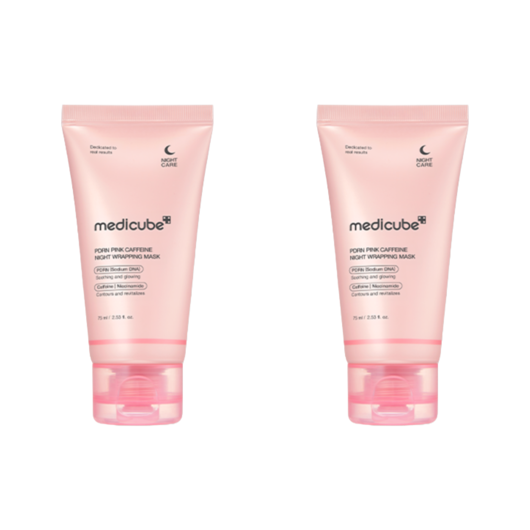 Medicube PDRN Pink Caffeine Wrapping Mask 75ml (3 Options)