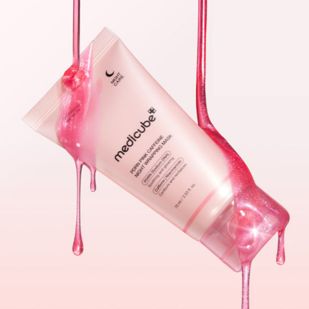 Medicube PDRN Pink Caffeine Wrapping Mask 75ml (3 Options)