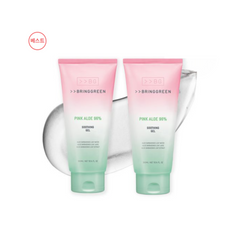 BringGreen Aloe 97% Soothing Gel, Aloe 97% Soothing Gel, Pink Aloe 96% Soothing Gel 300mL (6 Options)