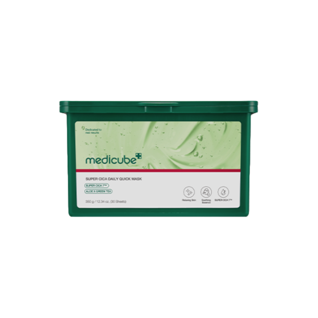 Medicube [Vegan] Super Cica Daily Quick Mask 350 g / 30 sheets (3 Options)