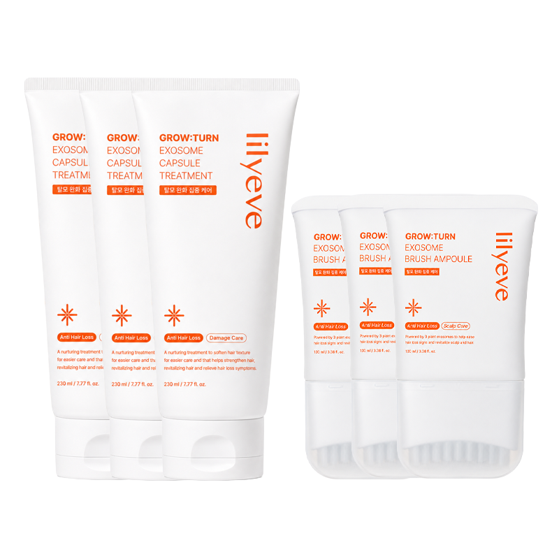 lilyeve Growturn Exosome Capsule Treatment 230ml / lilyeve Growturn Brush Ampoule 100ml (6 Options)