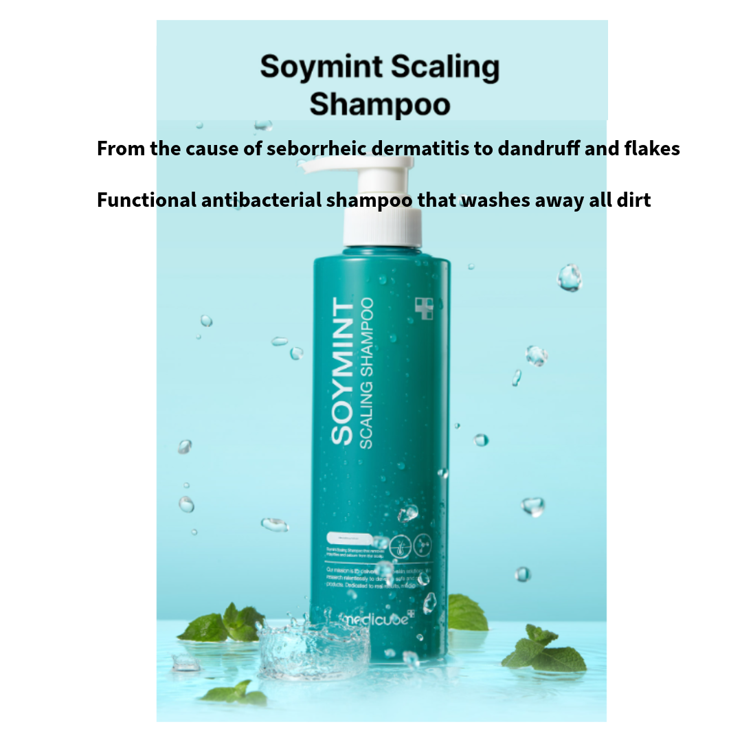 Medicube Soymint Scaling Shampoo (for Seborrheic/Oily Scalp) 490ml (3 Options)