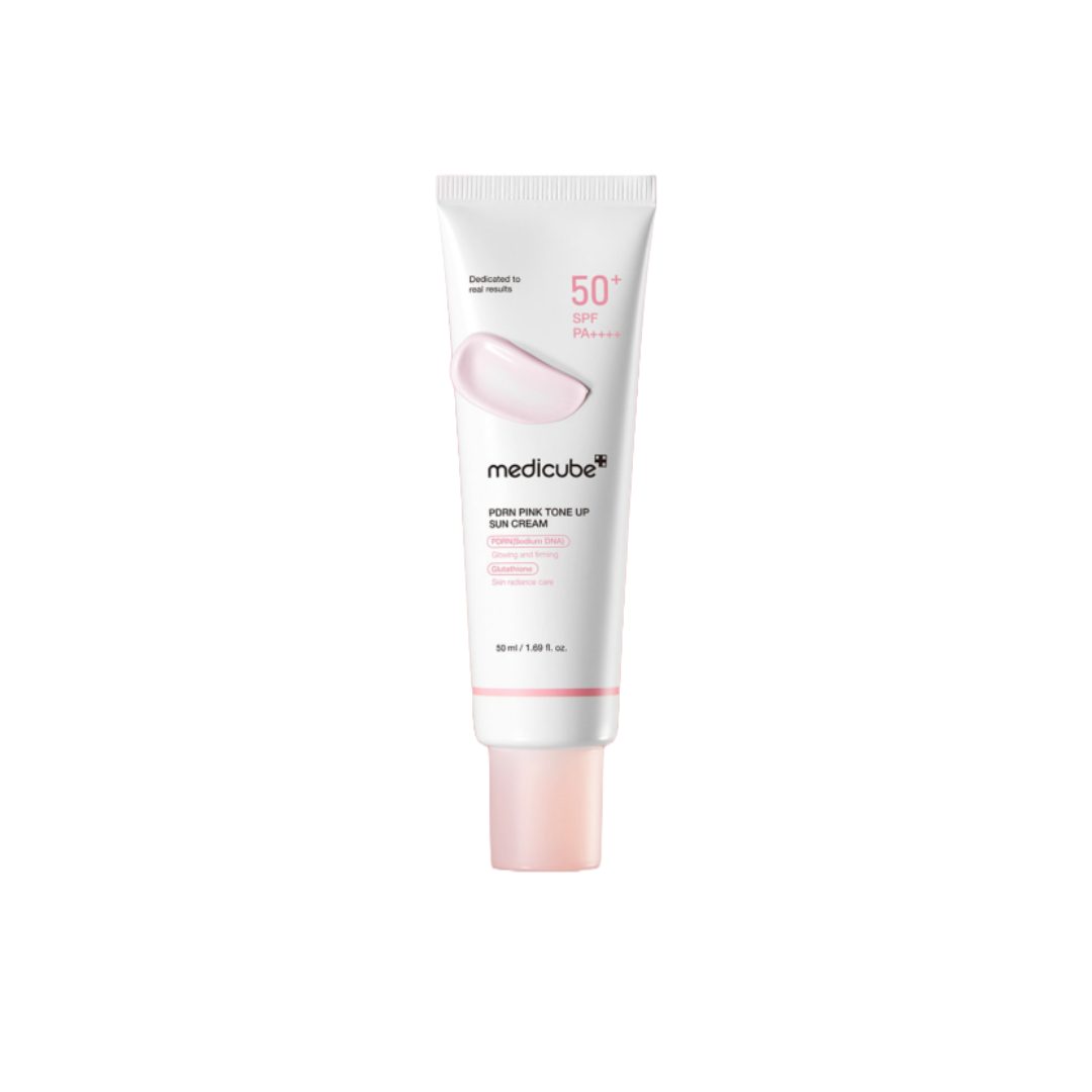 Medicube PDRN Pink Tone‑Up Sun Cream 50ml (3 Options)