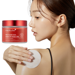 Medicube Red Clear Cica Wash-Off Body Pad 50 pads (200ml) (3 Options)
