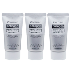 🎨 3W CLINIC Collagen White Sun Cream SPF50+ PA++++ 60g (3 Options)