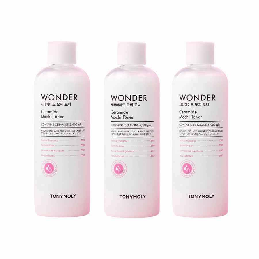 TONYMOLY Wonder Ceramide Mochi Toner 500ml (3 Options)