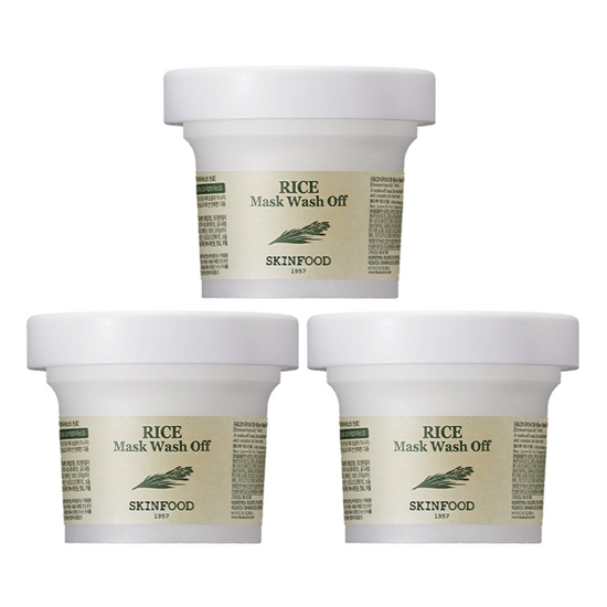 Skin Food Rice Mask 120g Wash-off Pack Brightening Smooth Care (3 Options)