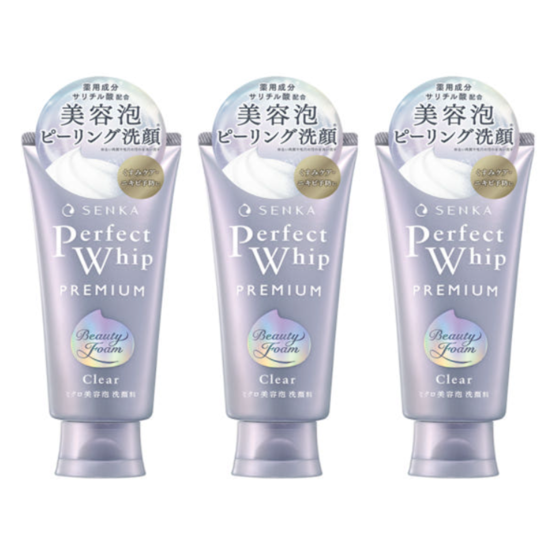 SenkaPerfect Whip Facial Wash A 120g, 150g / Premium Perfect Whip Clear 120g (7 Options)