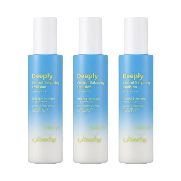 Eleven Huesday Deeply Control Balancing Emulsion 200ml (3 Options)