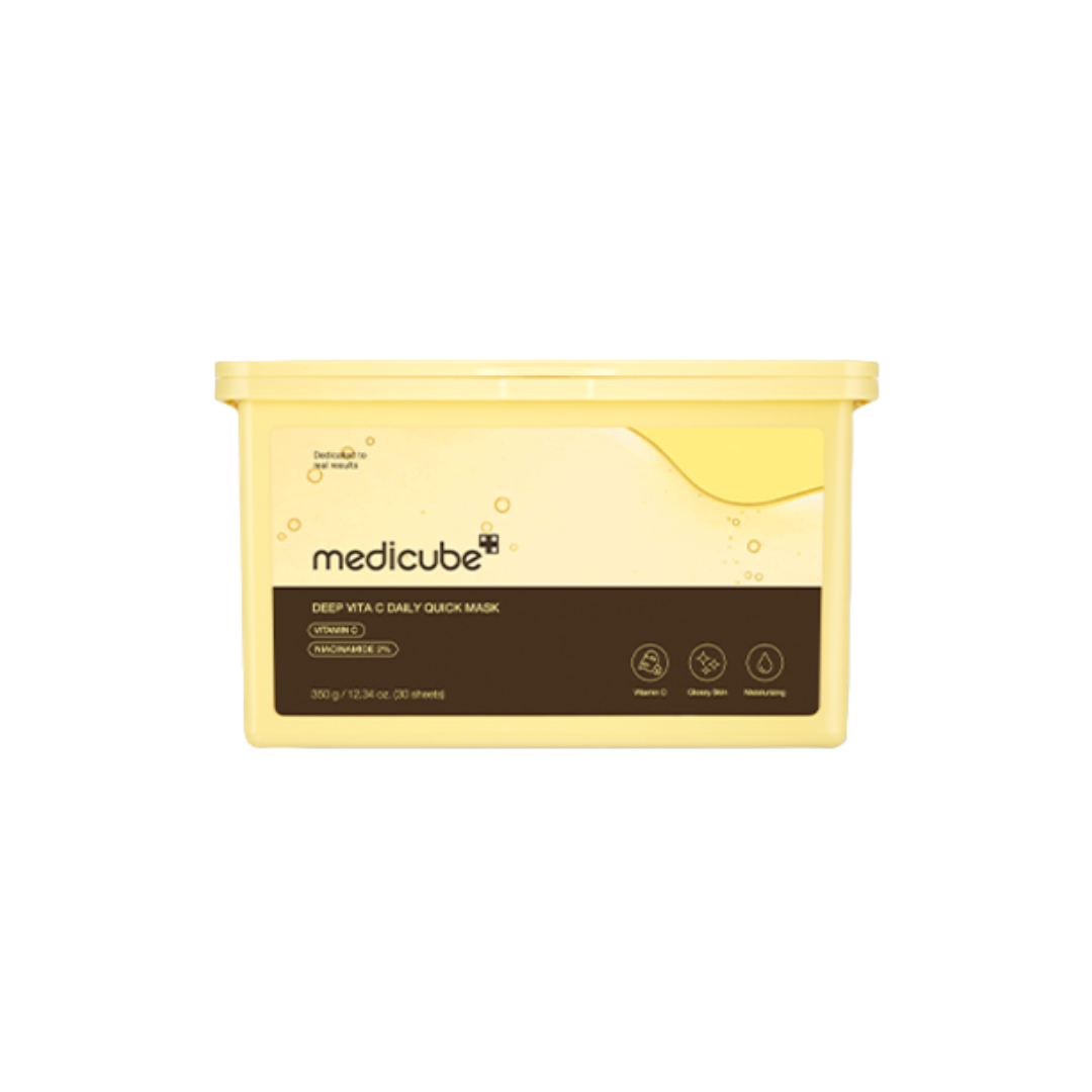 Medicube Deep Vita C Daily Quick Mask 350ml (30 Sheets) (3 Options)