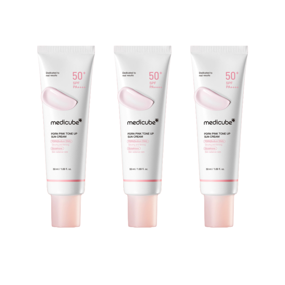 Medicube PDRN Pink Tone‑Up Sun Cream 50ml (3 Options)