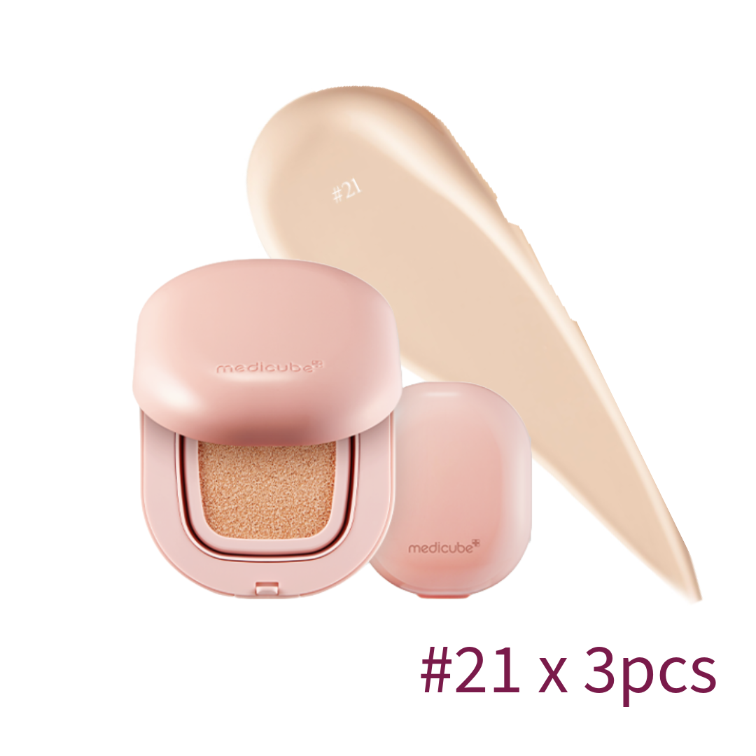 Medicube Pro Glutathione Glow Cushion SPF50+ PA++++ 15g (Shade 21 / Shade 23), Medicube Pro Glutathione Glow Puff (9 Options)
