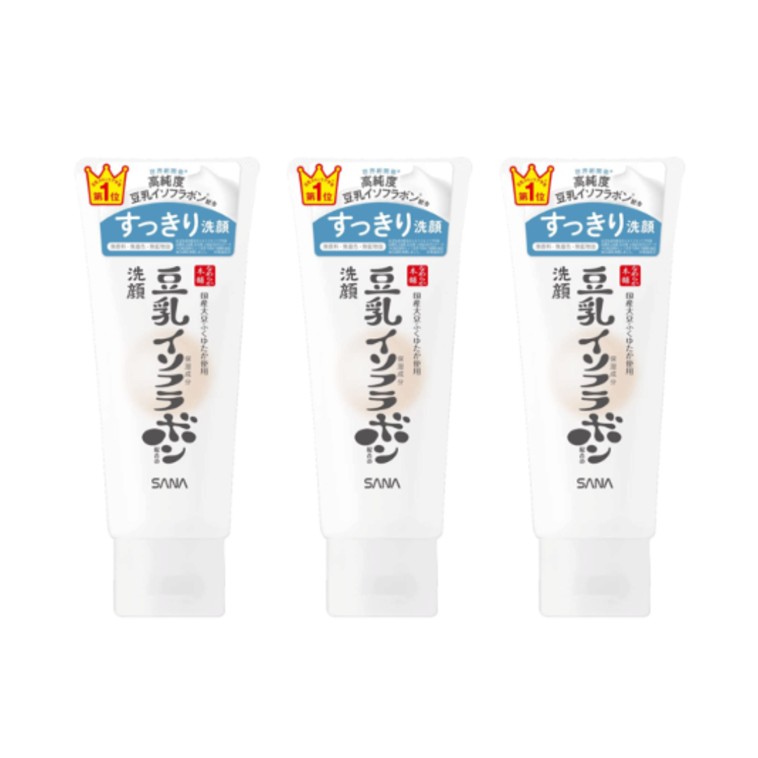 SANA Nameraka honpo Soy Milk Isoflavone Aging Care Cleansing Foam 150g (Pore Care / Hydrating / Smoothing)  (10 Options)