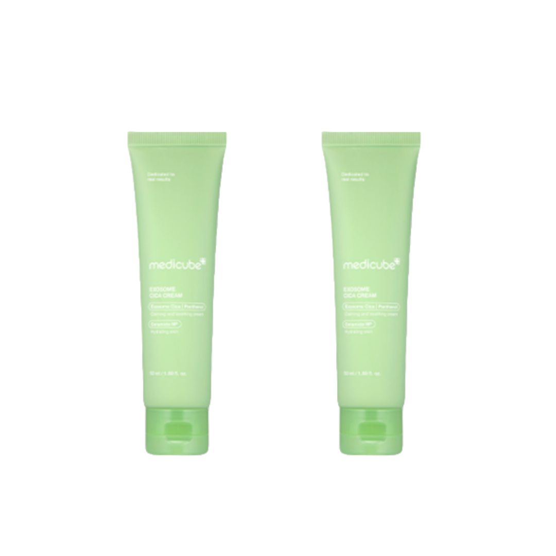 Medicube Exosome Cica Uneven Skin Soothing Set (Exosome Cica Calming 150 ml (100 pads), Ampoule 30 ml) (7 Options)