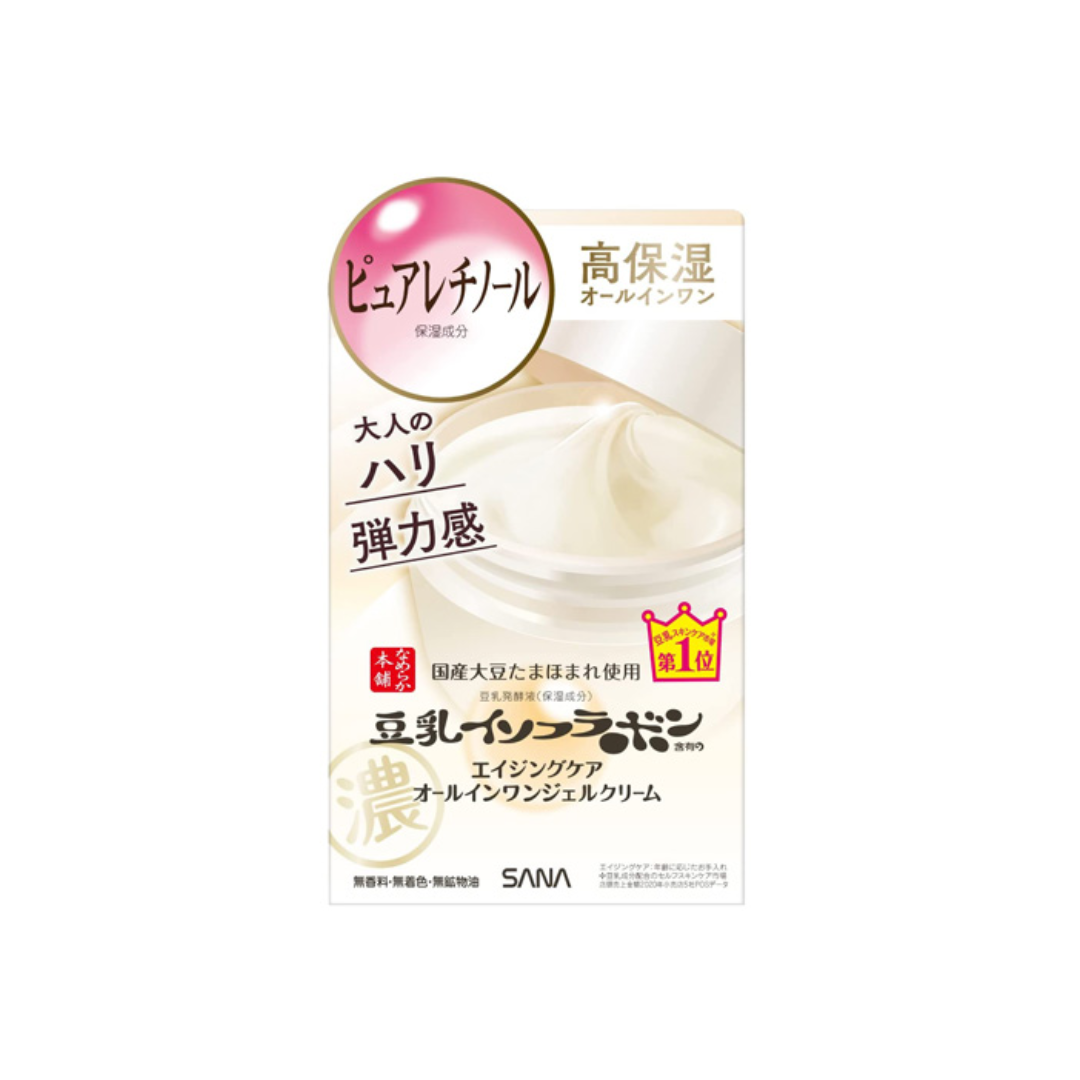 SANA Namerakahonpo Soy Milk Isoflavone Aging Care Wrinkle Skin N 200ml, Emulsion N 150ml, Eye Cream N 20g, Gel Cream N 100g (12 Options)
