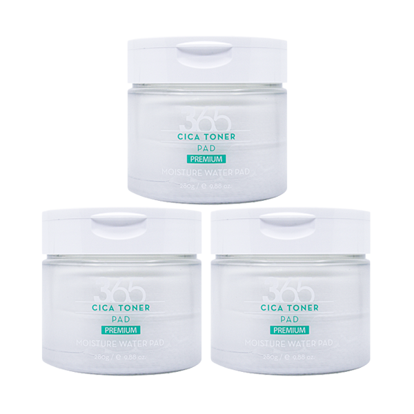 3W CLINIC 365 Days Cica Toner Pad 280g / 70 Pads (3 Options)