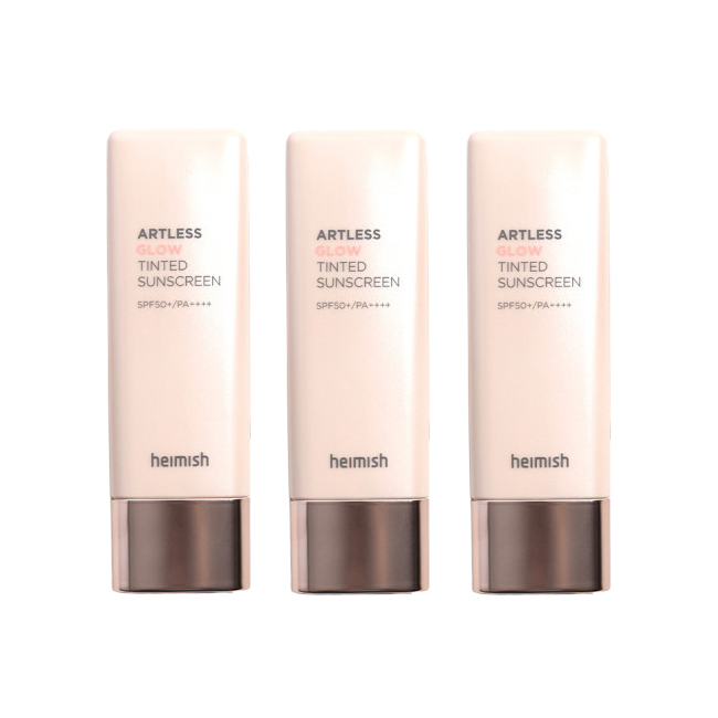 Heimish Artless Glow Tinted Sunscreen SPF50+ PA++++ 40ml (3 Options)