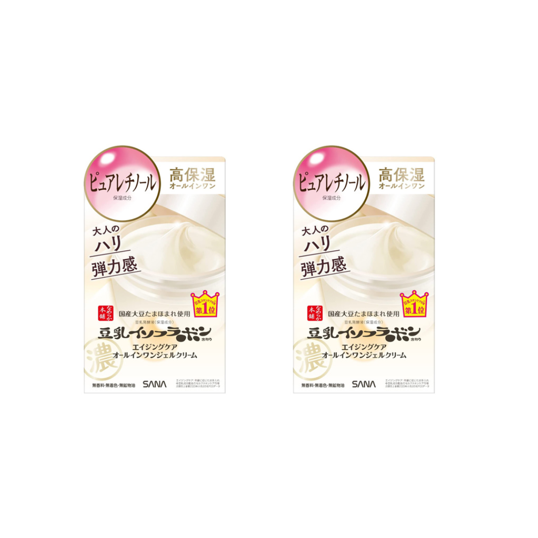 SANA Namerakahonpo Soy Milk Isoflavone Aging Care Wrinkle Skin N 200ml, Emulsion N 150ml, Eye Cream N 20g, Gel Cream N 100g (12 Options)
