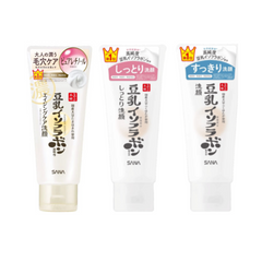 SANA Nameraka honpo Soy Milk Isoflavone Aging Care Cleansing Foam 150g (Pore Care / Hydrating / Smoothing)  (10 Options)