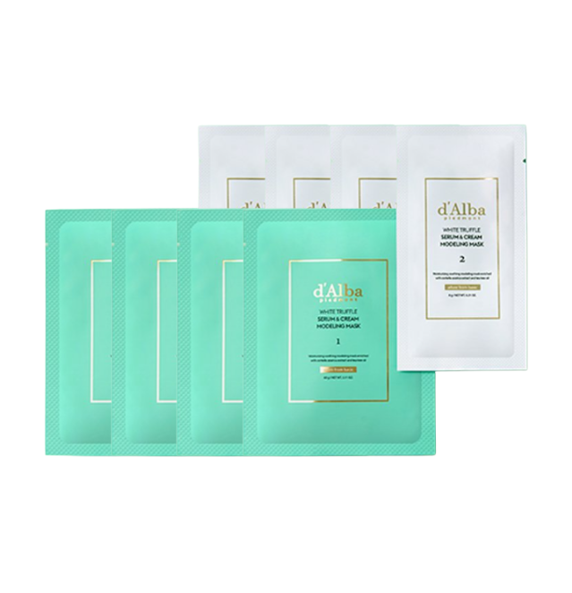 d’Alba White Truffle Serum & Cream Modeling Mask 66g (Soothing/Cooling · Nutrition/Moisture) (7 Options)