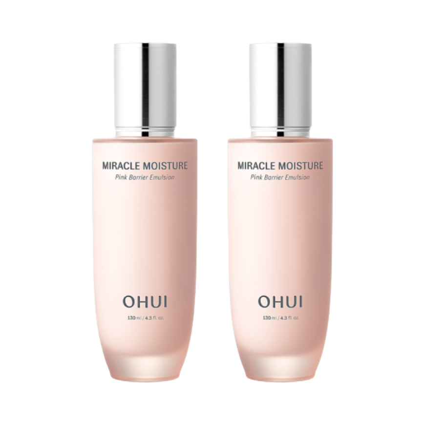 Ohui  Miracle Moisture Pink Barrier Skin Softener 150ml / Emulsion 130ml (7 Options)