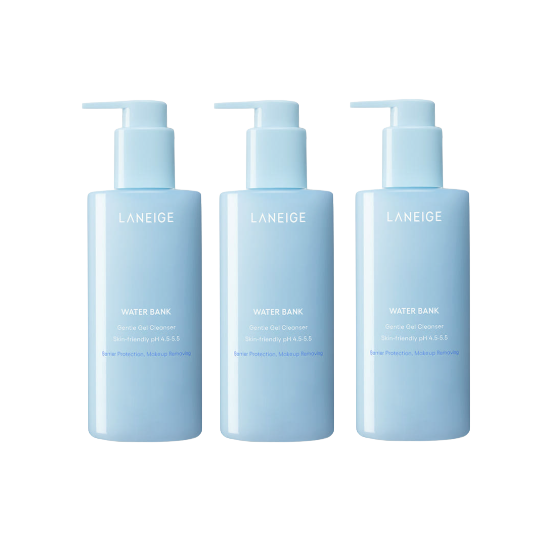 Laneige Water Bank Gentle Gel Cleanser 250ml (3 Options)
