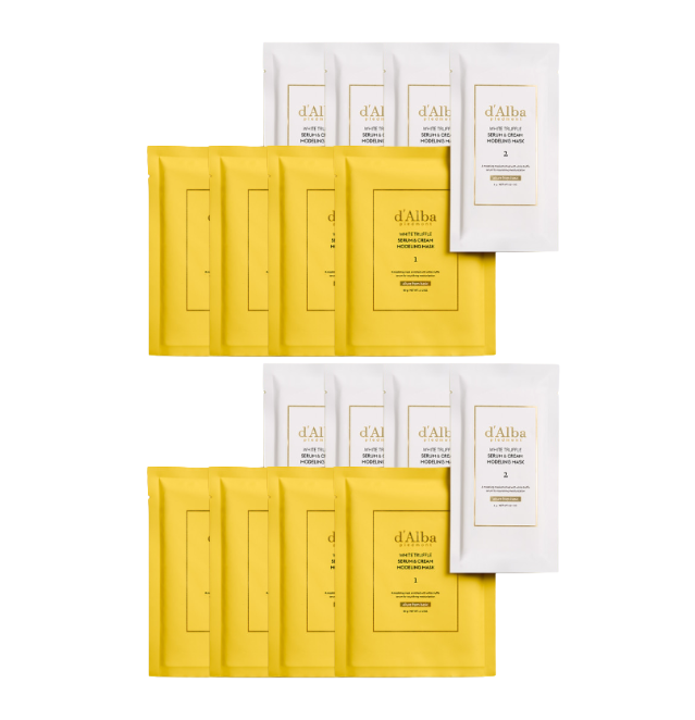 d’Alba White Truffle Serum & Cream Modeling Mask 66g (Soothing/Cooling · Nutrition/Moisture) (7 Options)