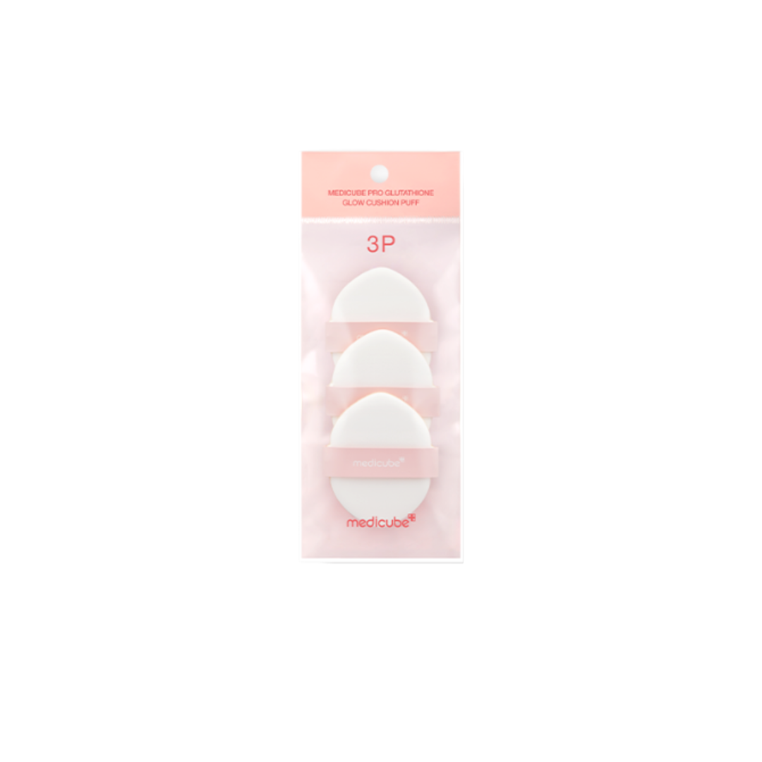 Medicube Pro Glutathione Glow Cushion SPF50+ PA++++ 15g (Shade 21 / Shade 23), Medicube Pro Glutathione Glow Puff (9 Options)