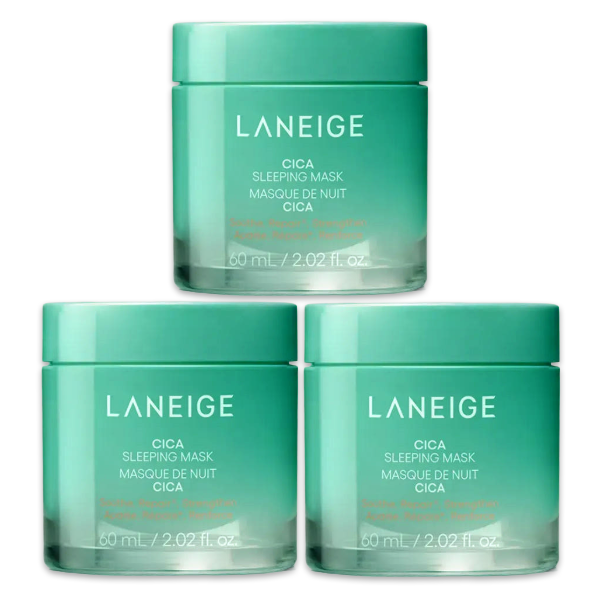 LANEIGE Sleeping Mask Set (Water 70ml / Cica 60ml / Bouncy & Firm 60ml) (10 Options)