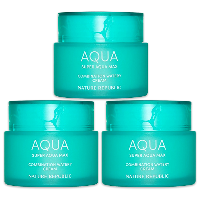 Nature Republic Super Aqua Max Combination Watery Cream(Complexity, Large capacity)120ml  (3 Options)