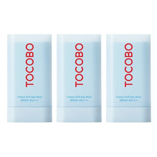TOCOBO Cotton Soft Sun Stick SPF50+ PA++++ 19g / TOCOBO Cica Cooling Sun Stick SPF50+ PA++++ 19g (7 Options)