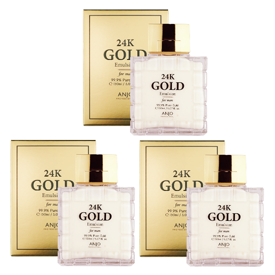 ANJO Professional 24K Gold For Man Toner , Emulsion 150ml  (7 Options)