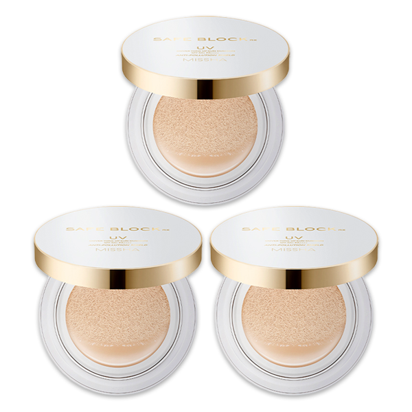 MISSHA Safe Block RX Tone Up Sun Cushion / Rosy Tone-Up Sun Cushion SPF50+ PA++++ 12g (6 Options)