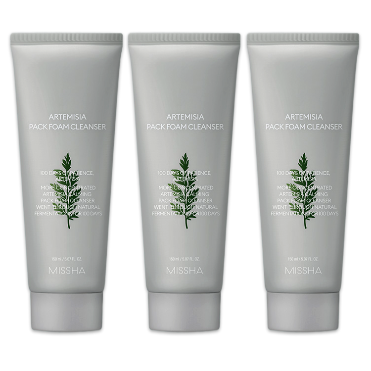 MISSHA Artemisia Pack Foam Cleanser 150ml (3 Options)