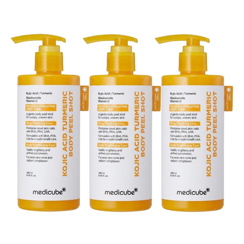 Medicube Kojic Acid Turmeric Body Peel Shot 280ml (3 Options)