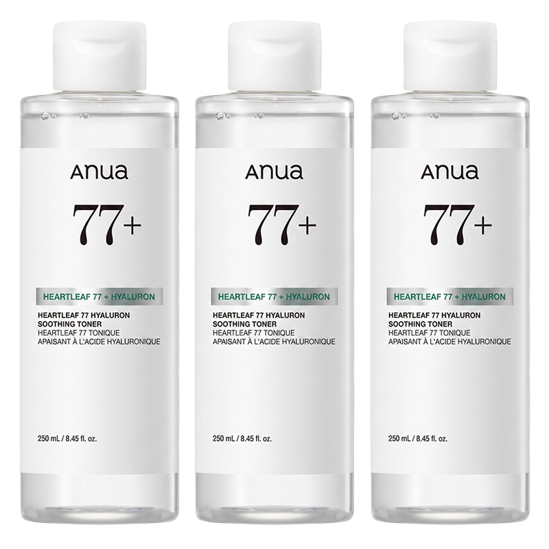 ANUA Heartleaf 77+ Skincare Set (Toner 250ml, Lotion 200ml, Serum 30ml, Soothing Cream 80ml) (13 Options)