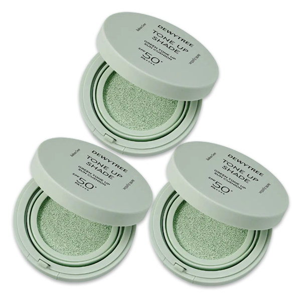 DEWYTREE Tone Up Shade Sun Cushion 15g (Green / Purple / Pink) (10 Options) - DAISO