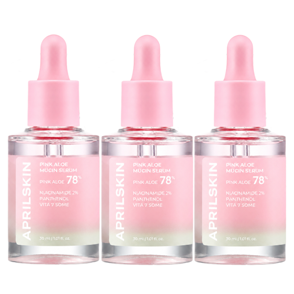 APRILSKIN Pink Aloe Mucin Serum 30ml  (3 Options)