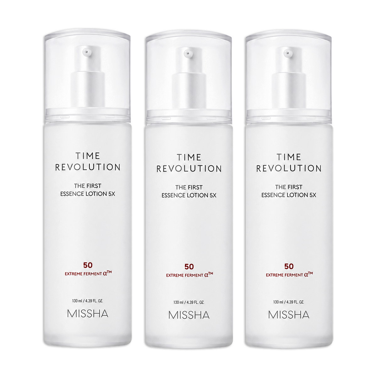 MISSHA Time Revolution The First Essence Lotion 5X 130ml (3 Options)